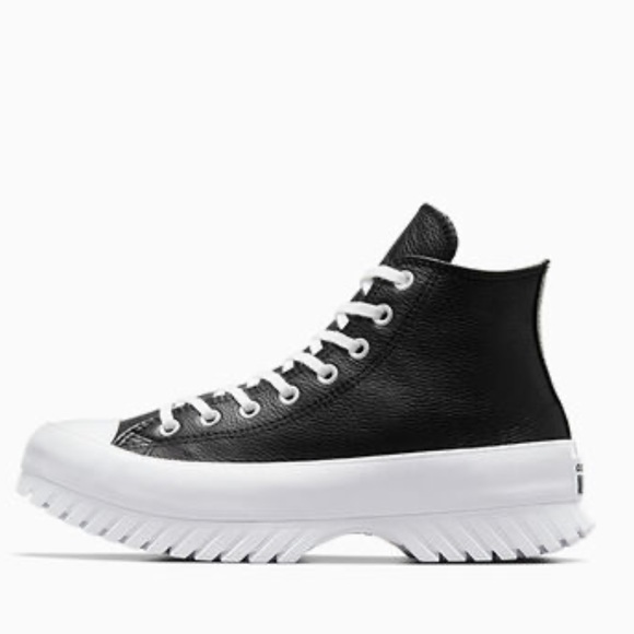 Converse Black Genuine Leather Chuck Taylor All Star Lugged 2.0 - Picture 5 of 6